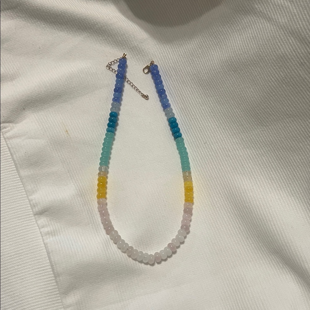 Erin McDermott Take Me To the Beach Gemstone Necklace
